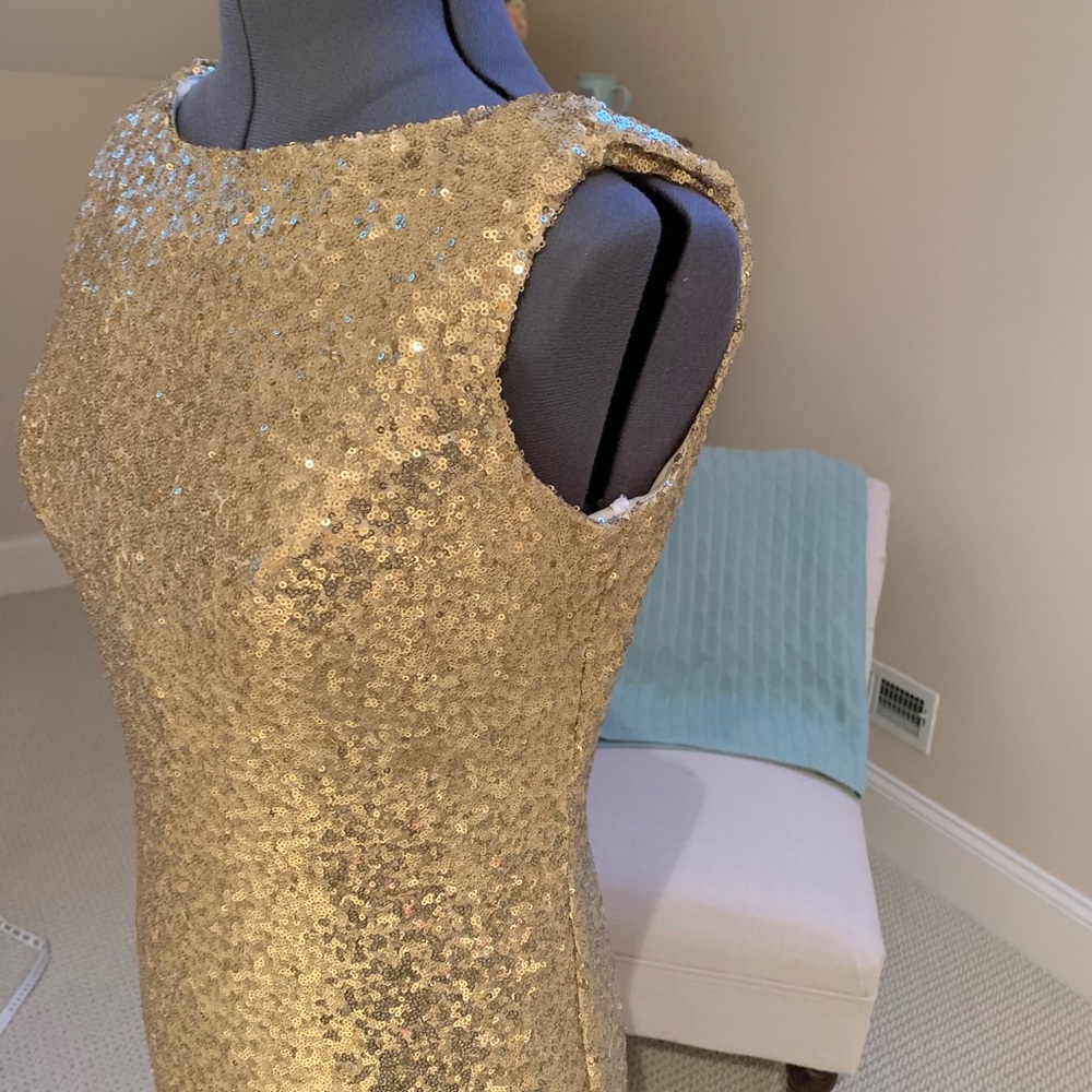 Christina Wu Celebration Sequin Gown, Size 8 - Picture 4 of 10